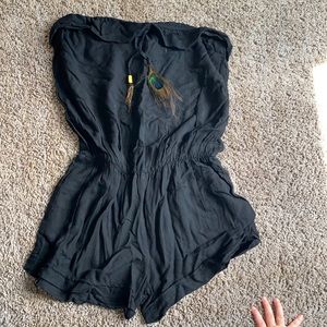 Strapless Romper